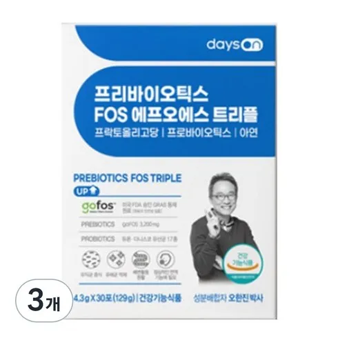 2-30대 필수템! [12개월분오한진 프리바이오틱스 FOS 트리플 12박스체험분10포 베스트상품